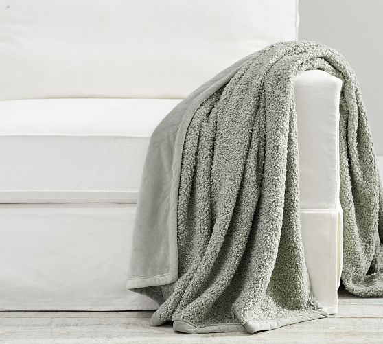 Cozy Teddy Faux Fur Throw