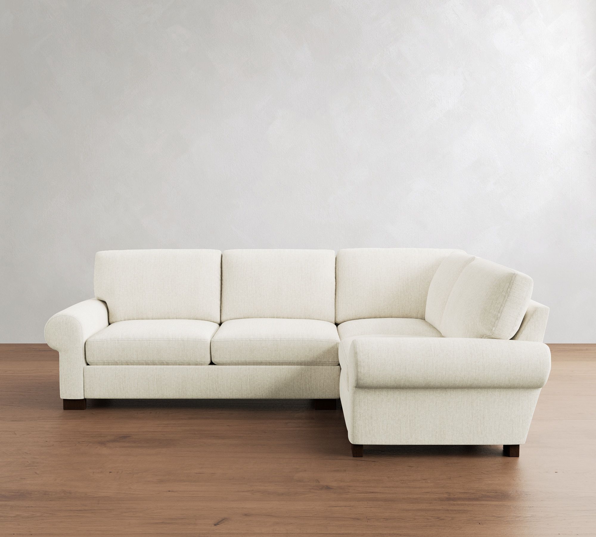 Turner Roll Arm 3-Piece Sectional (113") - thumbnail 4