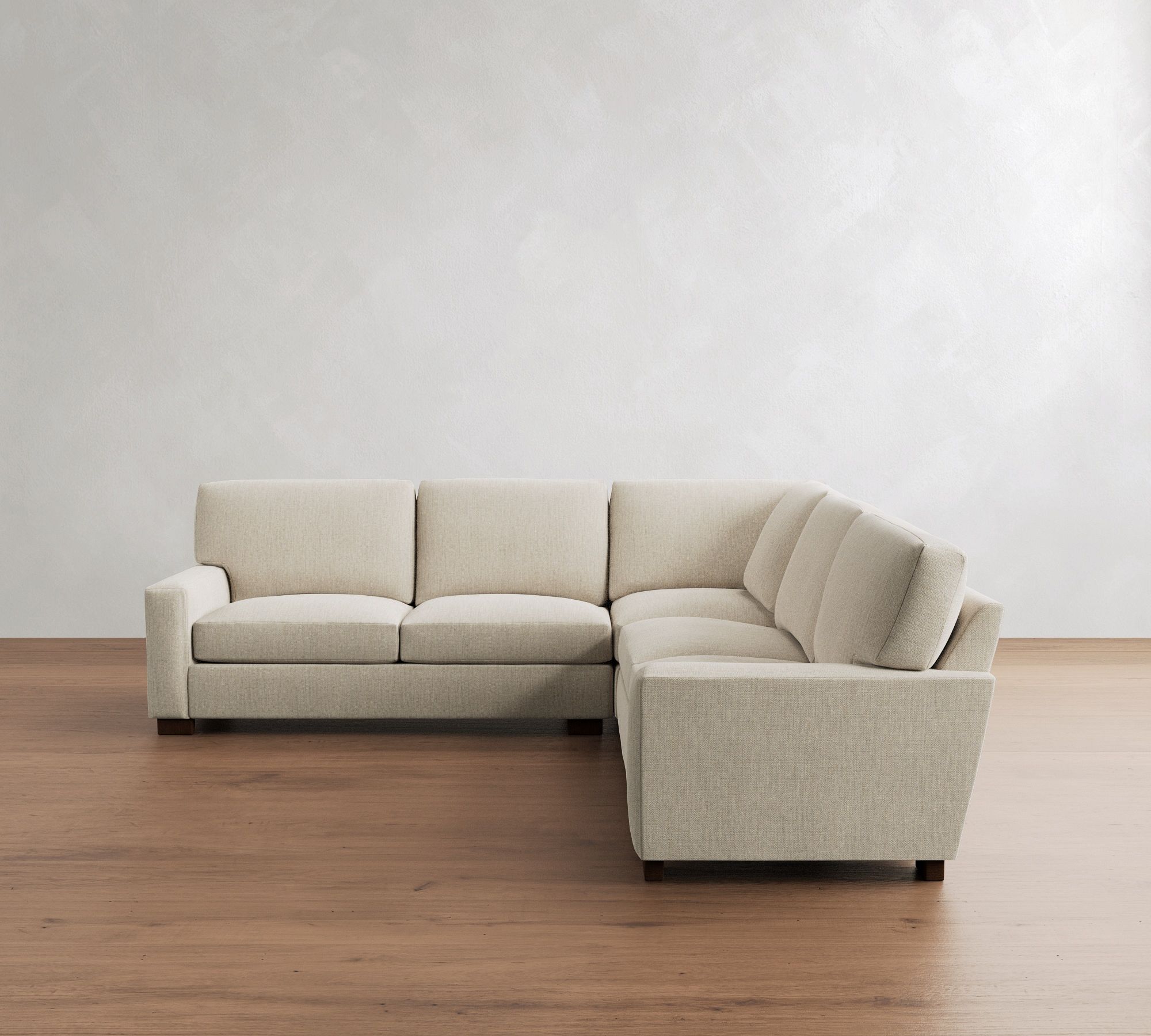 Turner Square Arm 3-Piece L-Shaped Sectional (106"&ndash;110") - thumbnail 9