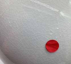 Open Box: Mccoy Ceramic Globe Table Lamp, Large (24" H) - White