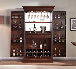 Open Box: Melinda Bar Cabinet (43") - Brown