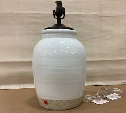 Open Box: Miller Table Lamp Base Only, Small (25.5") - Ivory