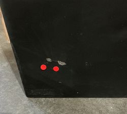 Open Box: Mission Square Handmade Outdoor Planter, Tall Box (31.5"W x 31.5"H) - Black