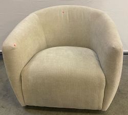 Open Box: Payton Swivel Chair - Performance Casual Chenille Parchment