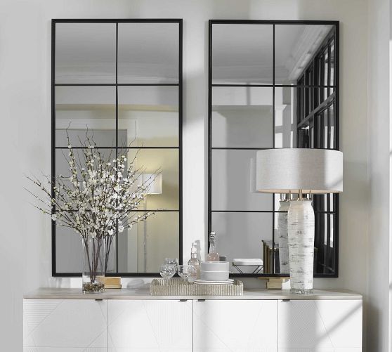 Alice Modular Windowpane Mirror