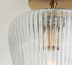 Sylvie Glass Flush Mount (9")