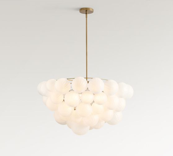 Pottery Barn ガラス/天井照明 ① Glass Chandeliers | Pottery Barn