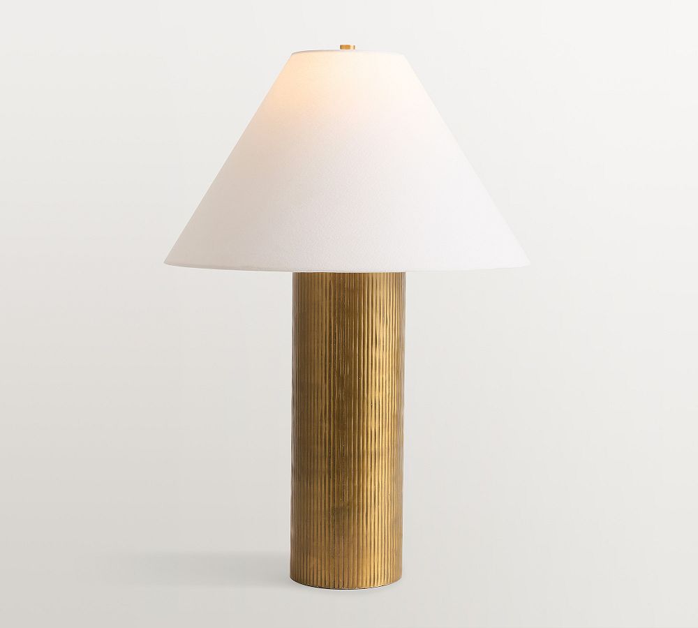 Larsen Metal Cylinder Table Lamp (27") by Pottery Barn