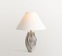 Marlo Stone Ribbed Table Lamp (19")