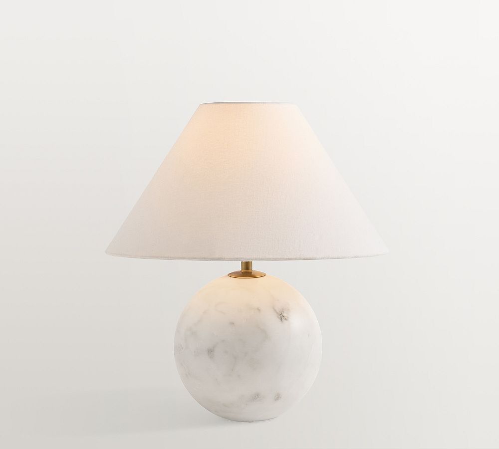 Marlo Stone Round Table Lamp (26") by Pottery Barn