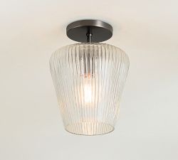 Sylvie Glass Flush Mount (9")