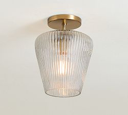 Sylvie Glass Flush Mount (9")