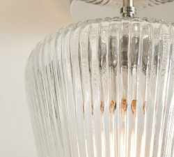 Sylvie Glass Flush Mount (9")