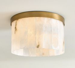 Windham Alabaster Flush Mount (18")