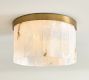 Windham Alabaster Flush Mount (18")
