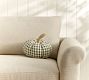 Blaine Check Pumpkin Shaped Pillow