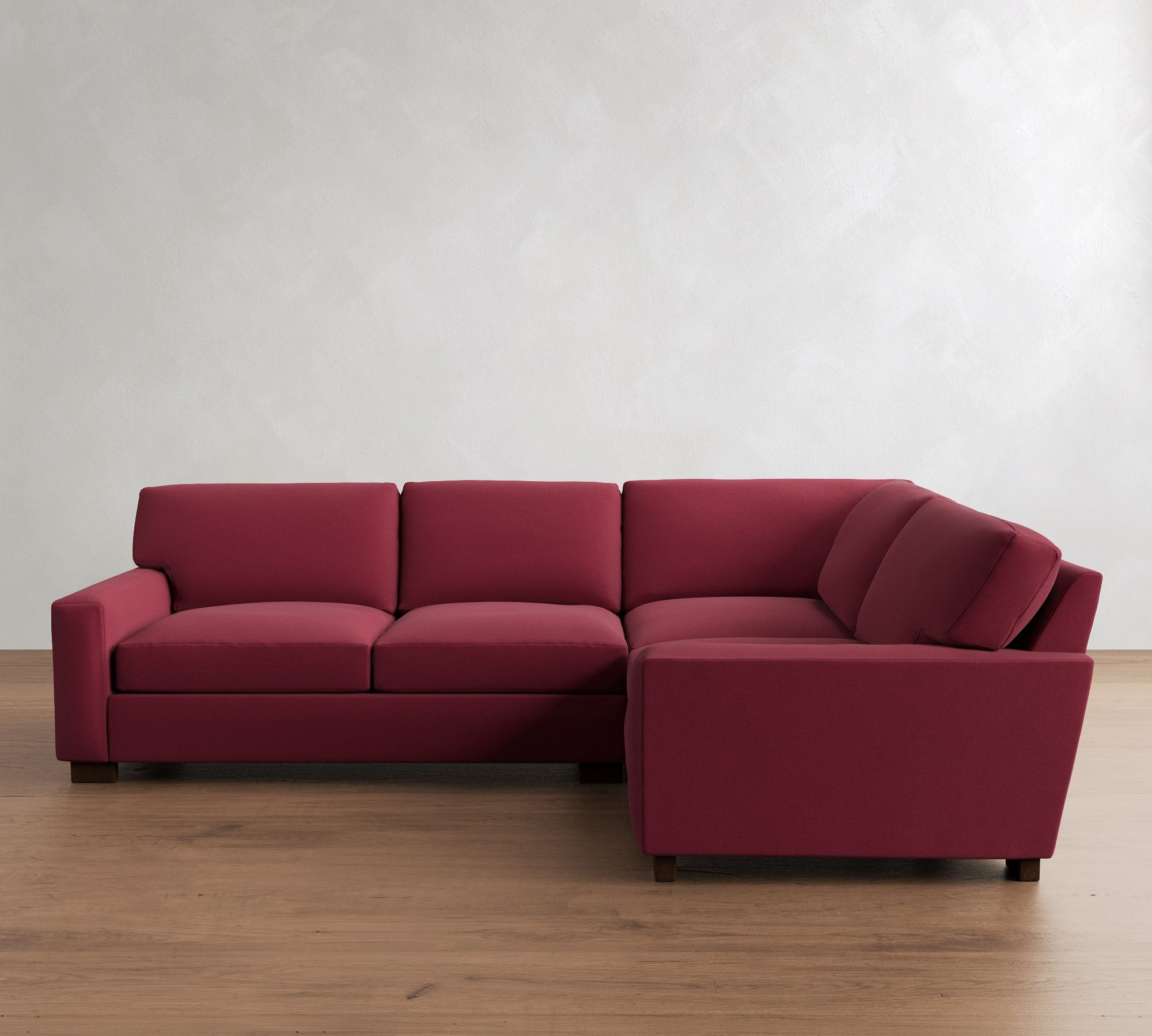 Turner Square Arm 3-Piece Sectional (106"&ndash;110")