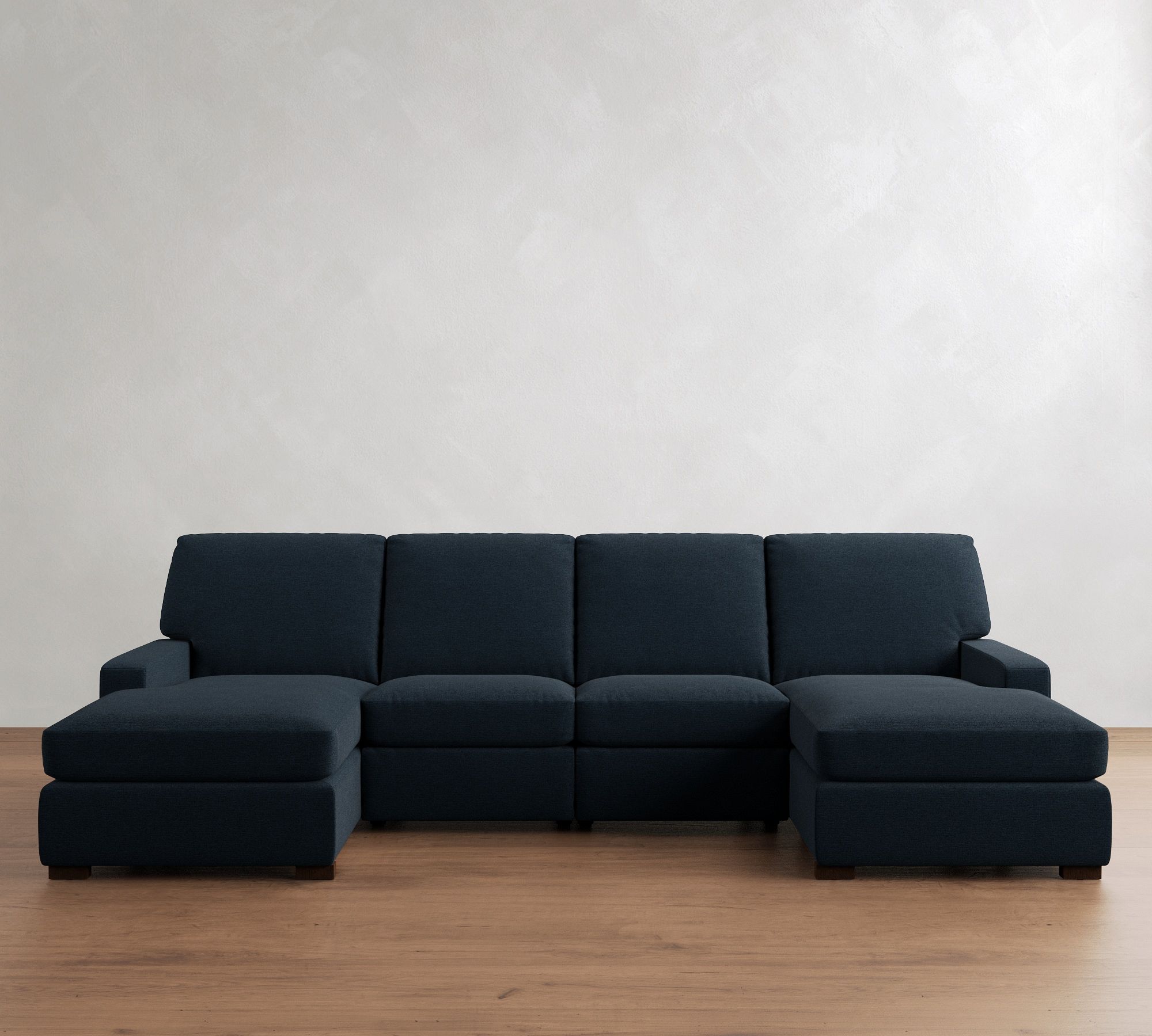 Turner Square Arm Power Reclining Double Chaise Sectional (135"&ndash;160") - thumbnail 8