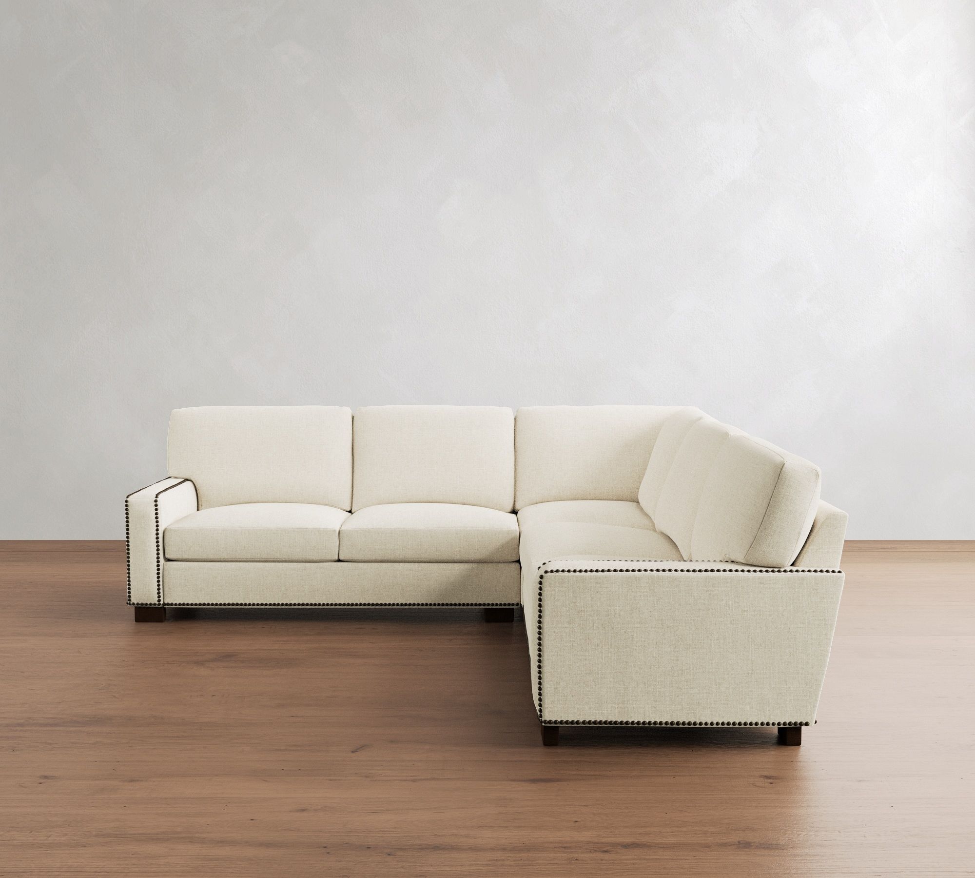Turner Square Arm 3-Piece L-Shaped Sectional (106"&ndash;110") - thumbnail 8