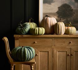 Faux Pumpkins &amp; Gourds