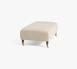 Penelope Upholstered Rolling Ottoman