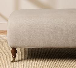 Penelope Upholstered Rolling Ottoman