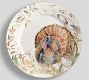 Bedford Harvest Stoneware Turkey Dinner Plates - Set of 4