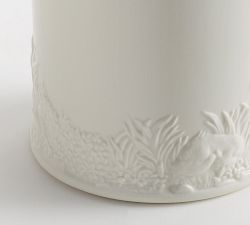 Fantastical Forest Stoneware Embossed Kitchen Crock