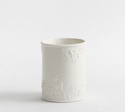 Fantastical Forest Stoneware Embossed Kitchen Crock