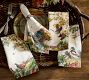Fantastical Forest Birds Cotton/Linen Napkins - Mixed Set of 4