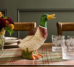 Fantastical Forest Stoneware Duck Pitcher