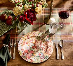 Fantastical Forest Enamel Charger Plates - Set of 4