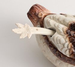 Fantastical Forest Stoneware Duck Gravy Boat