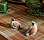 Fantastical Forest Stoneware Quail Salt &amp; Pepper Shakers - Set of 2