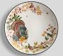 Fantastical Forest Turkey Stoneware Dinner Plates - Set of 4
