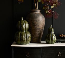 Glossy Green Pumpkin