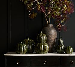 Glossy Green Pumpkin