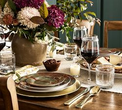 Woodrow Plaid Stoneware Oval Serving Platter