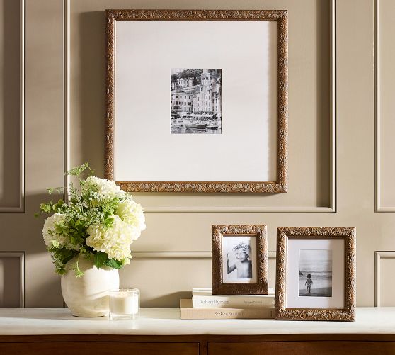 Walnut Carved Wood Frames