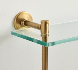 Sansome Glass Triple Shelf (24")