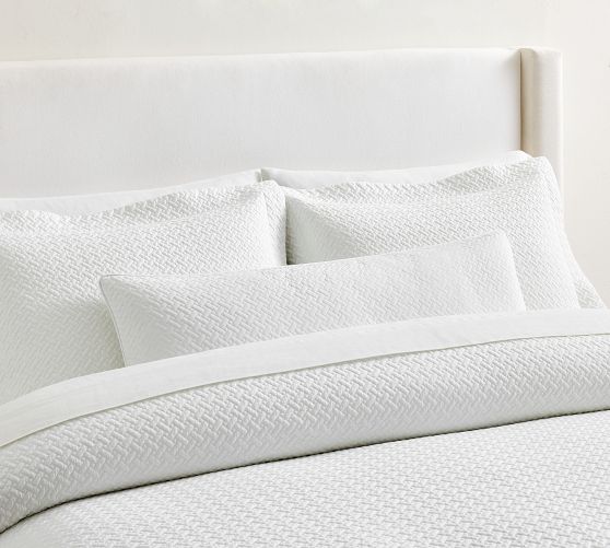 400-Thread-Count Sateen Quilted Lumbar Pillow Cover