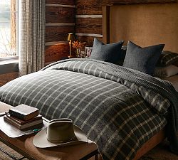 Everette Plaid Flannel Duvet Cover