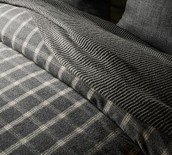 Everette Plaid Flannel Duvet Cover