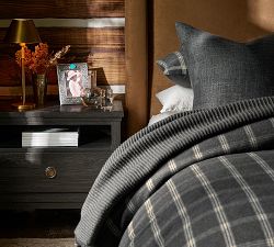 Everette Plaid Flannel Duvet Cover