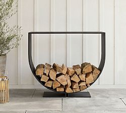 Cyril Outdoor Firewood Storage Console