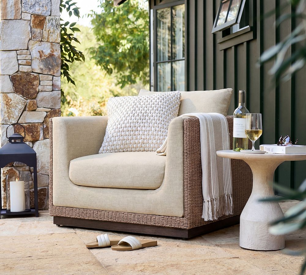 Nomi Metal Outdoor Lounge Chair by Pottery Barn