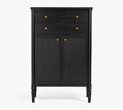 Open Box: Chris Loves Julia Tallboy Dresser - Onyx Wood