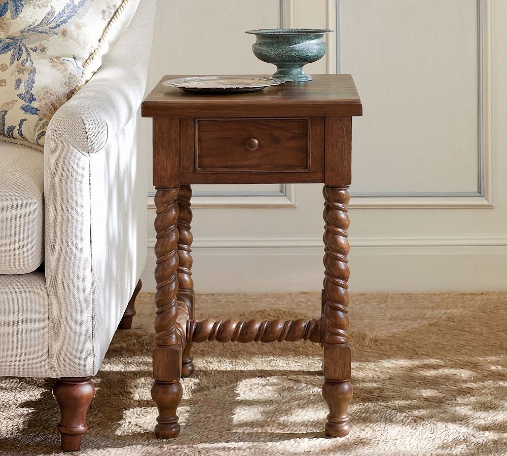Barley Rectangular Side Table (16") by Pottery Barn