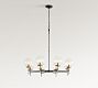 Camryn Glass Globe Round Chandelier (36")