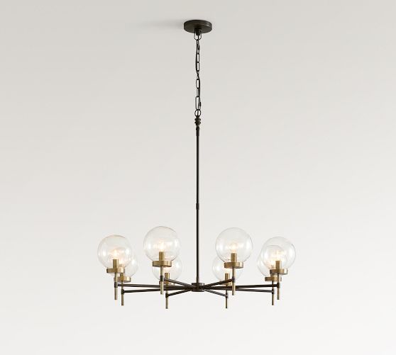 Camryn Glass Globe Round Chandelier (36